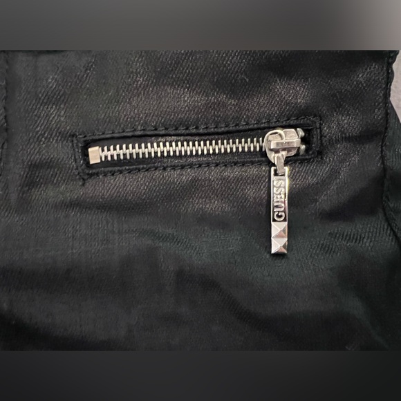 Guess Sudden Black Denim Rock Star Mini Jean Shorts X Asap Rocky 25 - Picture 6 of 13